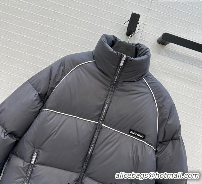 Original Cheap Miu Miu Down Jacket MM101409 Grey 2025