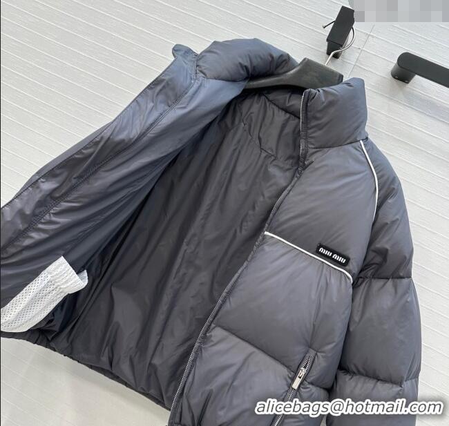 Original Cheap Miu Miu Down Jacket MM101409 Grey 2025