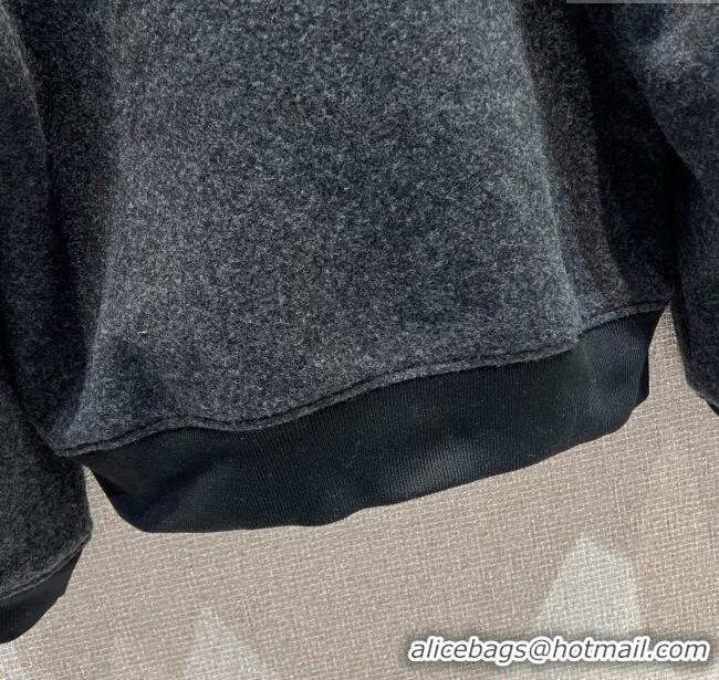 New Release Creation Miu Miu Wool Jacket MM101410 Dark Grey 2025