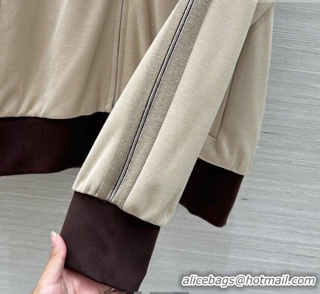 Promotional Miu Miu Cotton Jacket MM101414 Beige 2025