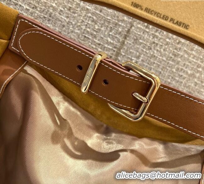 Well Crafted Miu Miu Lamb Suede Vest MM101431 Brown Yellow 2025