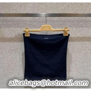 Top Grade Miu Miu Cotton Vest MM101429 Blue 2025