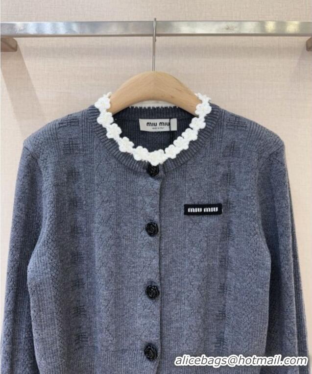 Grade Quality Miu Miu Wool Skirt M101706 Grey 2025