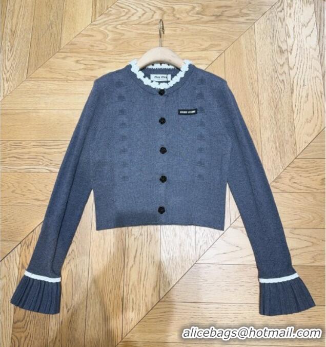 Grade Quality Miu Miu Wool Skirt M101706 Grey 2025