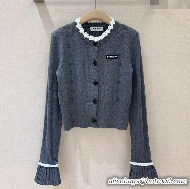 Grade Quality Miu Miu Wool Skirt M101706 Grey 2025