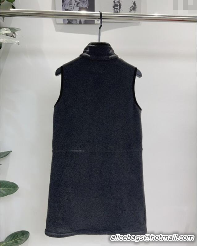 Fashion Inexpensive Miu Miu Fleece Dress M101709 Grey 2025