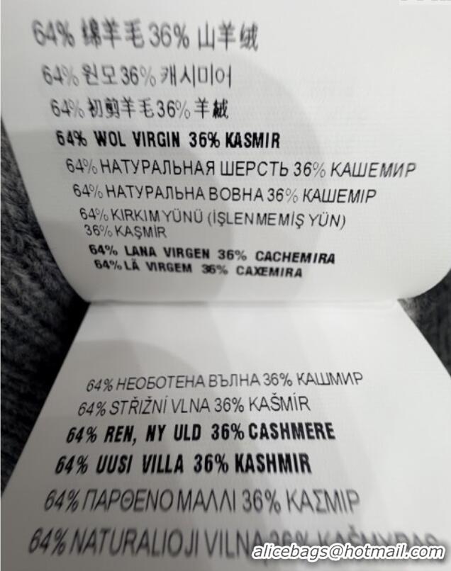 Low Price Miu Miu Wool & Cashmere Zipped Cardigan M102801 Grey 2025