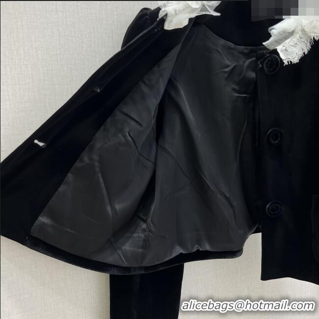 ​Good Looking Miu Miu Jacket and Skirt Set with Lace and Sequins M110502 2025