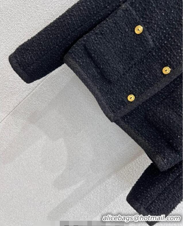 Luxury Discount Miu Miu Tweed Jacket M110510 Black 2025