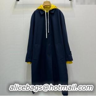 ​Top Quality Miu Miu Coat M110524 Blue/Yellow 2025