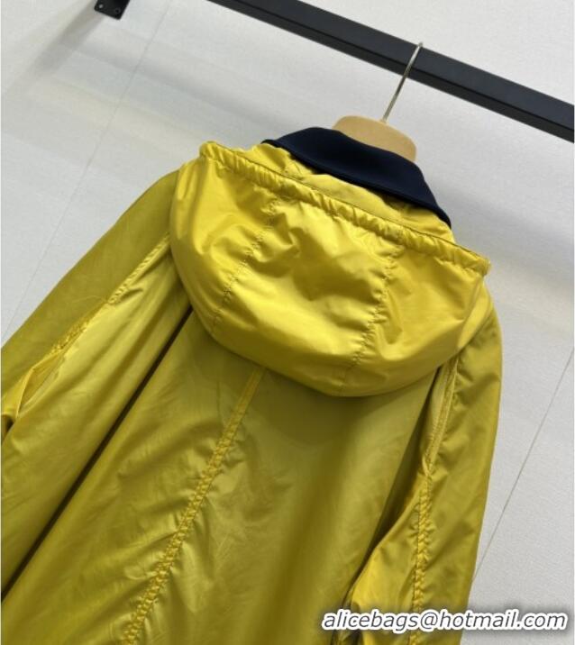 ​Top Quality Miu Miu Coat M110524 Blue/Yellow 2025