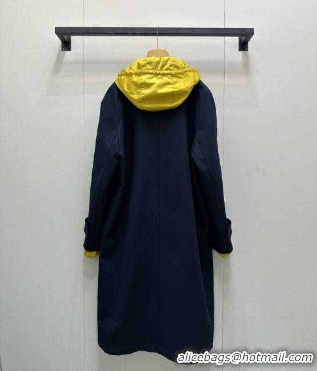 ​Top Quality Miu Miu Coat M110524 Blue/Yellow 2025