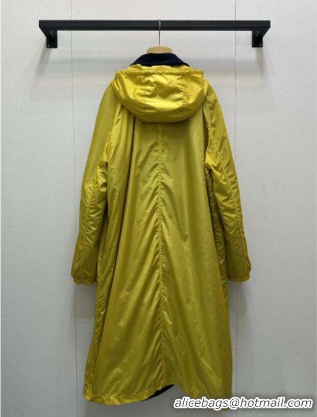 ​Top Quality Miu Miu Coat M110524 Blue/Yellow 2025