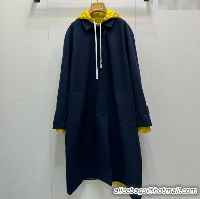 ​Top Quality Miu Miu Coat M110524 Blue/Yellow 2025