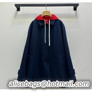 ​Best Quality Miu Miu Coat M110519 Blue/Red 2025