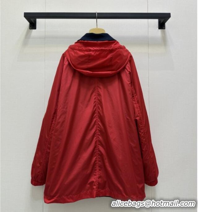 ​Best Quality Miu Miu Coat M110519 Blue/Red 2025