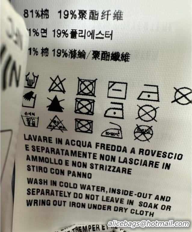 Top Design Miu Miu Cotton Vest and Skirt Set M110521 Blue 2025