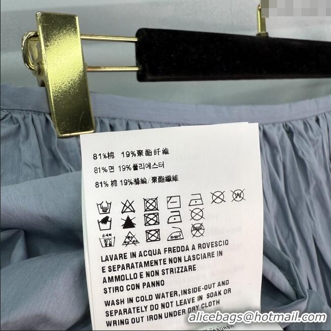 Good Taste Miu Miu Cotton Vest and Skirt Set M110521 Grey 2025