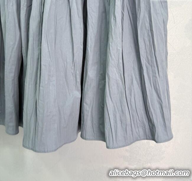 Good Taste Miu Miu Cotton Vest and Skirt Set M110521 Grey 2025