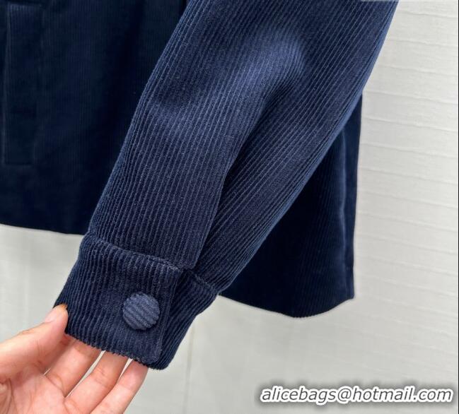 Well Crafted Miu Miu Corduroy Jacket M110530 Blue 2025