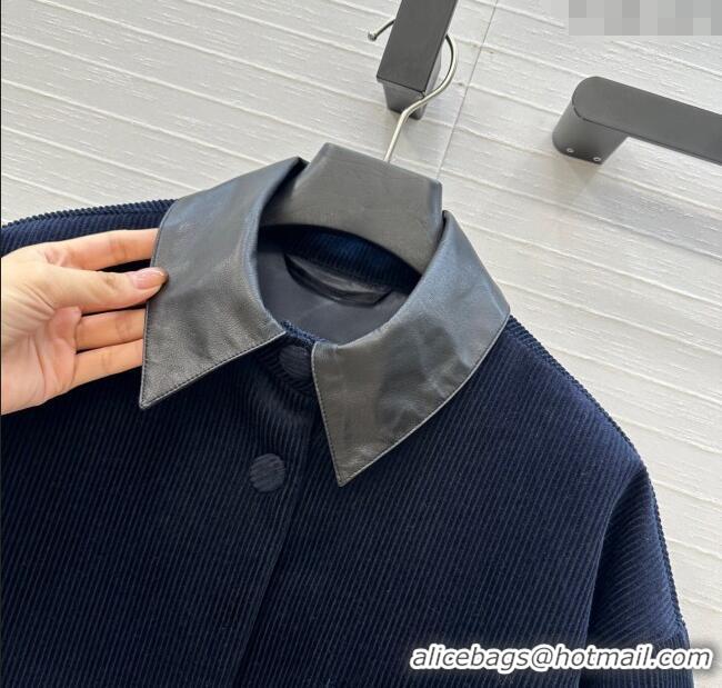 Well Crafted Miu Miu Corduroy Jacket M110530 Blue 2025