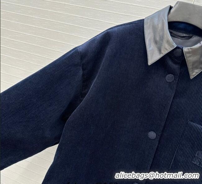 Well Crafted Miu Miu Corduroy Jacket M110530 Blue 2025