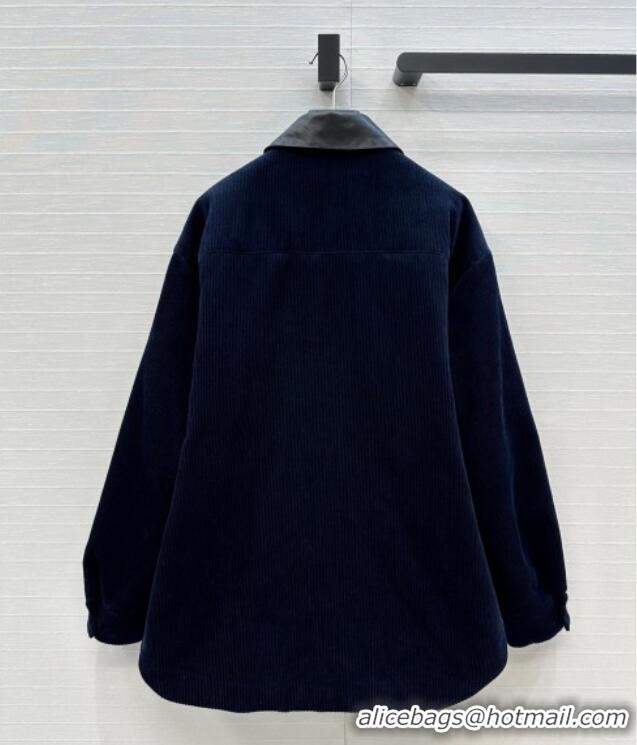 Well Crafted Miu Miu Corduroy Jacket M110530 Blue 2025