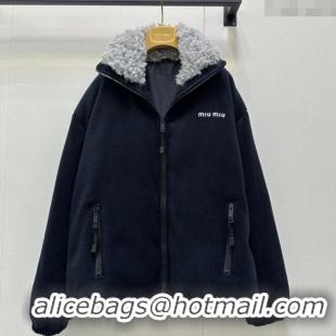 ​Market Sells Miu Miu Wool Jacket M110537 Navy Blue 2025