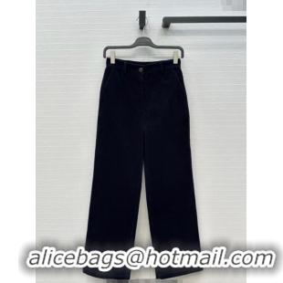 ​Super Quality Miu Miu Corduroy Pants M110531 Blue 2025