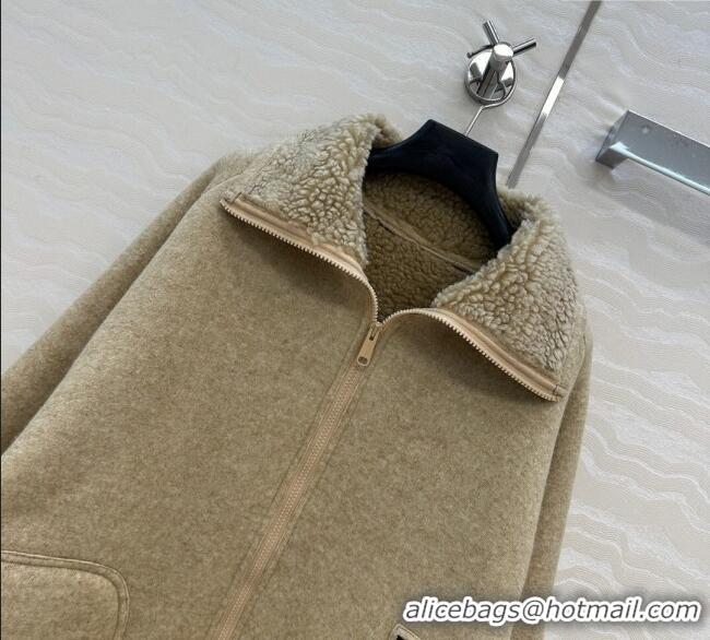 Trendy Design Miu Miu Wool Blend Jacket M110533 Beige 2025