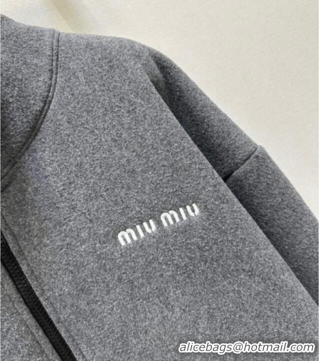 Traditional Specials Miu Miu Jacket M110538 Grey 2025