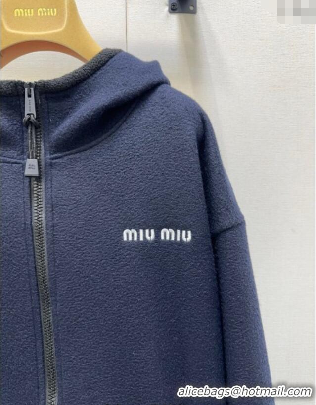 Luxury Discount Miu Miu Jacket M110538 Blue 2025