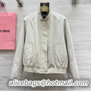 Well Crafted Discount Miu Miu Jacket MM111401 White 2025