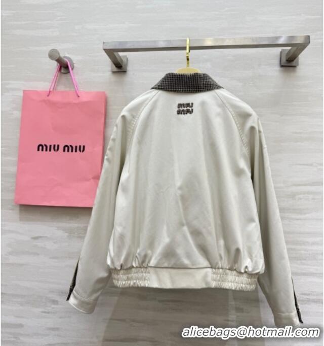 Well Crafted Discount Miu Miu Jacket MM111401 White 2025