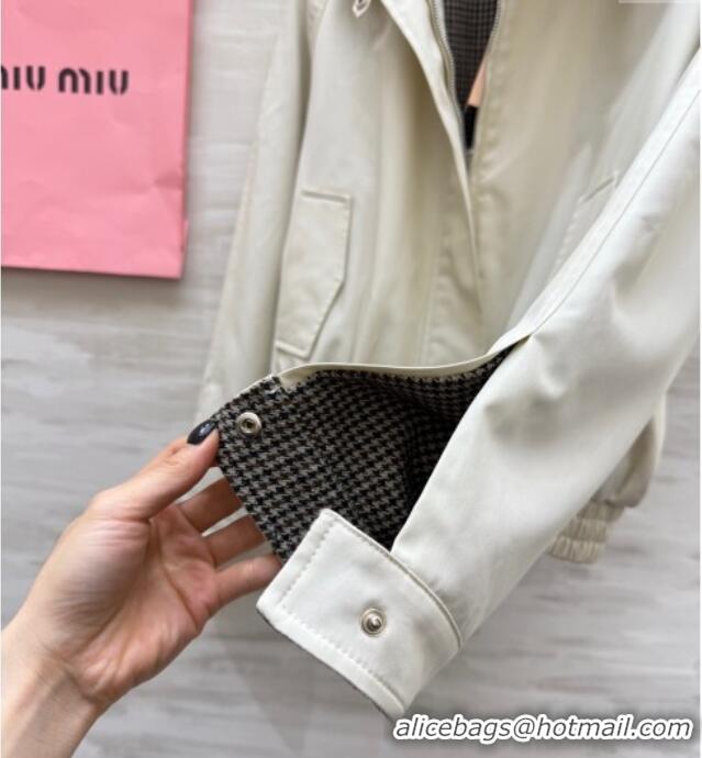 Well Crafted Discount Miu Miu Jacket MM111401 White 2025