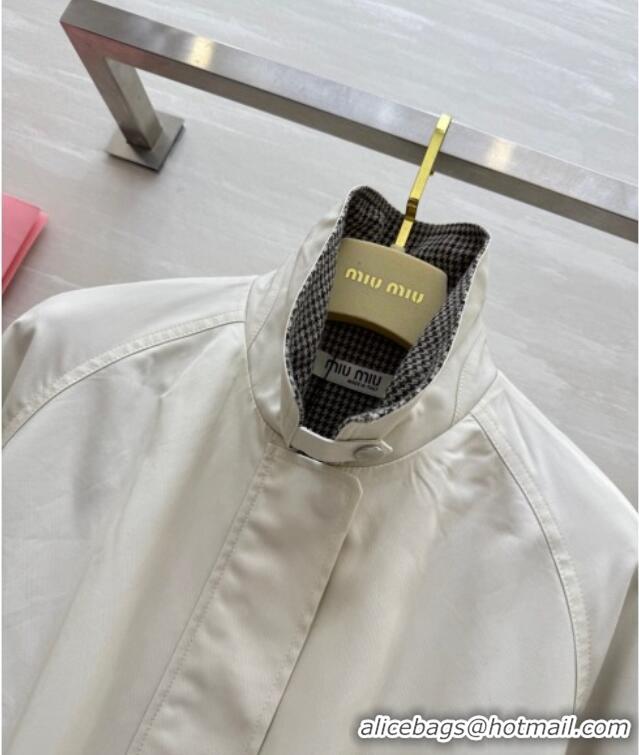 Well Crafted Discount Miu Miu Jacket MM111401 White 2025