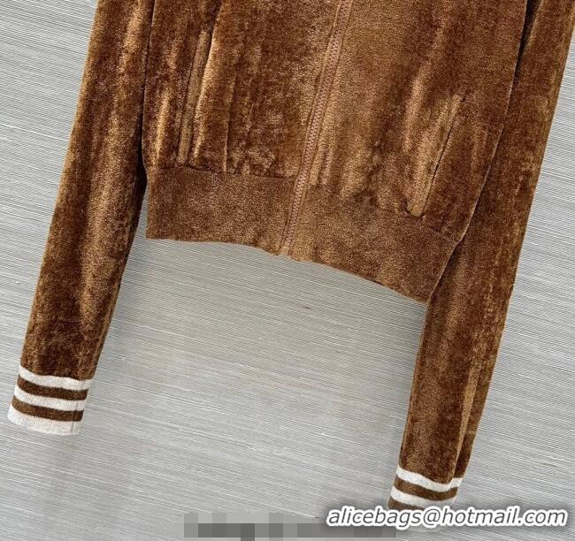 Best Price Discount Miu Miu Jacket MM111404 Brown 2025