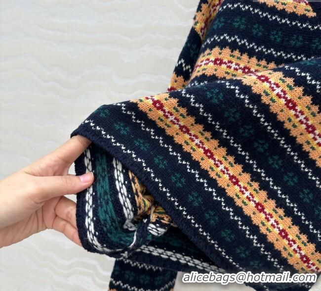 Best Price Miu Miu Wool Sweater MM111407 Yellow/Blue 2025