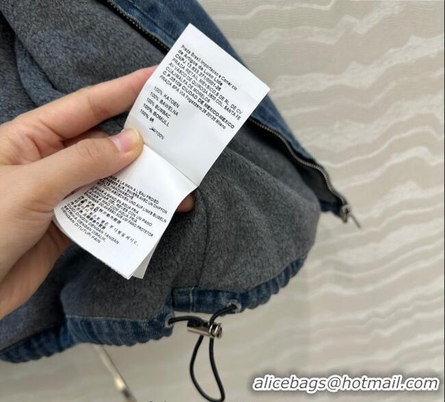 New Release Creation Miu Miu Denim Vest MM111408 Blue 2025