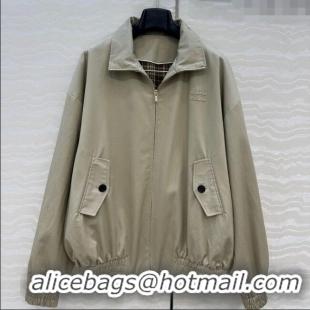 Luxury Cheap Miu Miu Cotton Jacket MM111409 Grey 2025