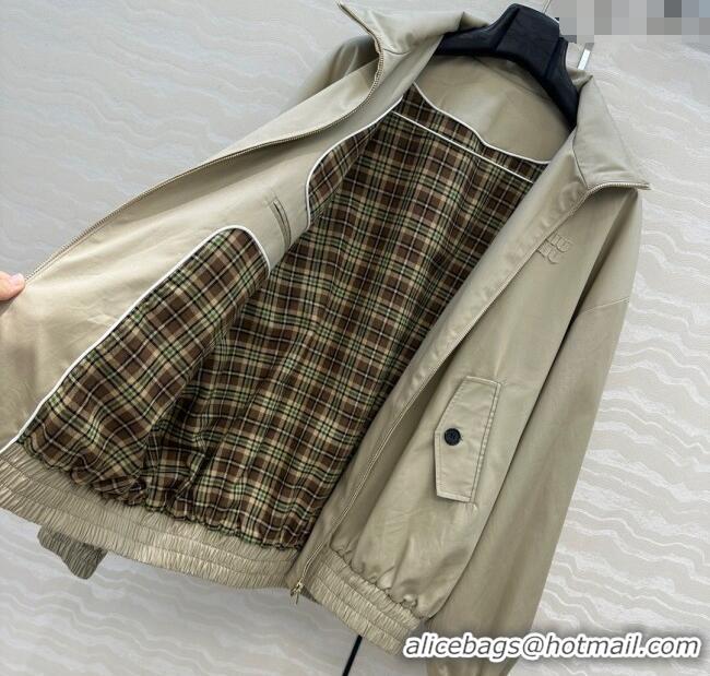 Luxury Cheap Miu Miu Cotton Jacket MM111409 Grey 2025