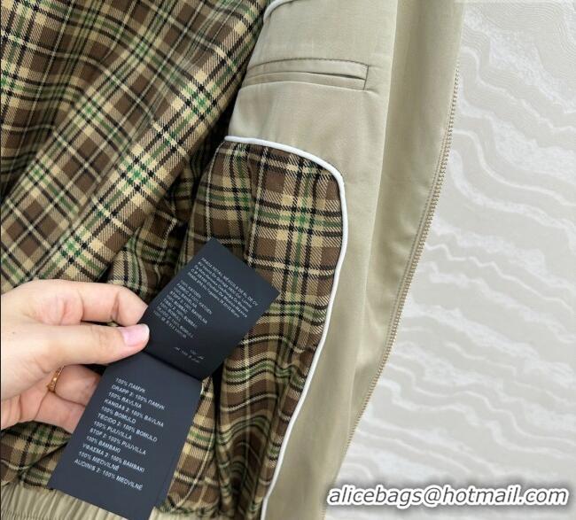 Luxury Cheap Miu Miu Cotton Jacket MM111409 Grey 2025