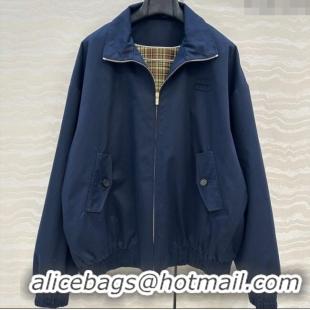 Well Crafted Miu Miu Cotton Jacket MM111409 Dark Blue 2025