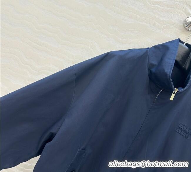 Well Crafted Miu Miu Cotton Jacket MM111409 Dark Blue 2025