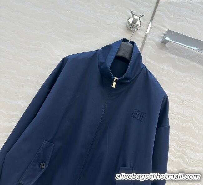 Well Crafted Miu Miu Cotton Jacket MM111409 Dark Blue 2025