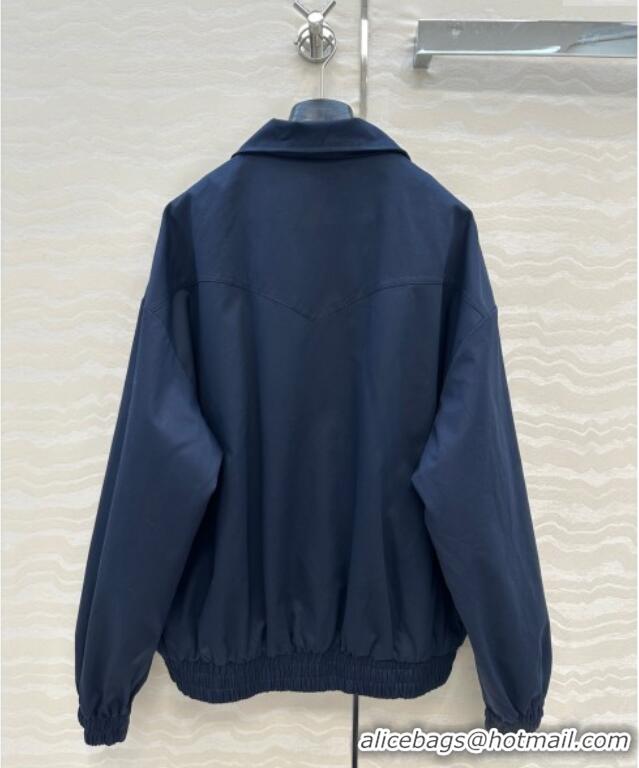 Well Crafted Miu Miu Cotton Jacket MM111409 Dark Blue 2025