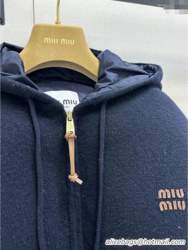 New Release Creation Miu Miu Down Jacket MM111424 Blue 2025