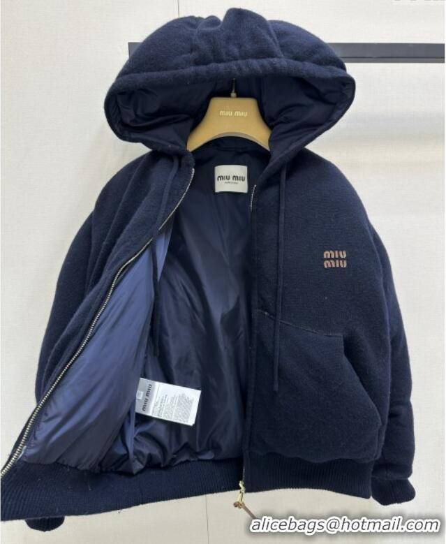 New Release Creation Miu Miu Down Jacket MM111424 Blue 2025
