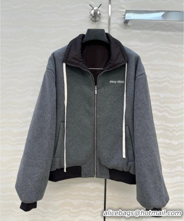 Affordable Price Miu Miu Reversible Jacket MM111430 Brown 2025