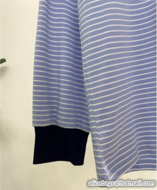 Market Sells Miu Miu Cotton T-Shirt MM111431 Blue 2025